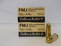 Sellier & Bellot 32acp 73gr FMJ