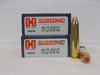 Hornady 45-70 Govt 410gr SUB-X