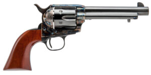 Cimarron MP411 Model P  45 Colt (Long Colt) 6 Shot 5.50" Blued Stainless Steel Barrel, Blued Cylinder, Color Case Hardened Steel Frame, Walnut Grip, Exposed Hammer