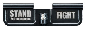 Phase 5 Weapon Systems EPCSTAND Ejection Port Door  AR-15 Black Parkerized Steel 3.10" Engraved "Stand & Fight"