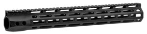 Wilson Combat TRMLOK15 M-LOK Rail AR-15 Black Hardcoat Anodized 6005A-T5 Aluminum 15" M-LOK