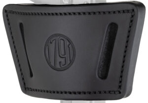 1791 Gunleather UIWXSBLA UIW Max IWB/OWB Black Leather Belt Clip Fits Most Mid-Large Frame Autos with Rail, Laser & Light Ambidextrous