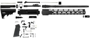 TacFire SSRK300LPK AR Build Kit Sports South Exclusive 300 Blackout AR-Platform Black Nitride 1/2"x28