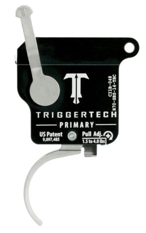 TriggerTech R70SBS14TBC Primary Single-Stage Traditional Curved Trigger with 1.50-4 lbs Draw Weight for Remington 700 Right