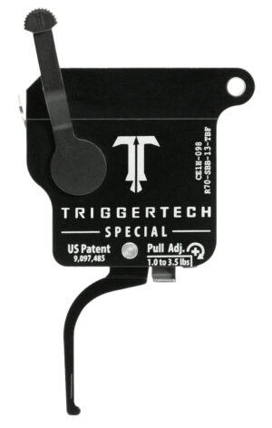 TriggerTech R70SBB13TBF Special Single-Stage Flat Trigger with 1-3.50 lbs Draw Weight for Remington 700 Right