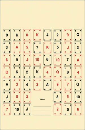 Action Target CARD2100 Entertainment 52 Playing Cards Paper 22.50" x 24" Multi-Color 100 Per Box