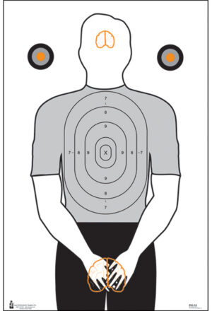 Action Target PIC12100 Entertainment Politically Incorrect Silhouette Paper Hanging 23" x 35" Black/Gray/White 100 Per Box
