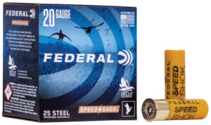 Federal WF2086 Speed-Shok  20Gauge 2.75" 3/4oz 6Shot 25 Per Box/10 Case