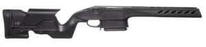 Archangel AA1500SA Precision Stock Black Synthetic Fixed with Adjustable Cheek Riser for Weatherby Vanguard; Howa 1500 Short Action Includes Mag