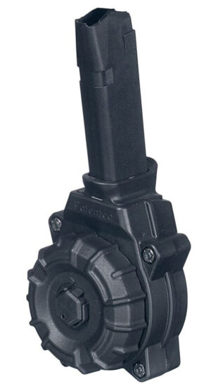 ProMag DRMA35 Standard 30rd Drum 9mm Luger Compatible w/ Glock 43X/48 Black DuPont Zytel Polymer