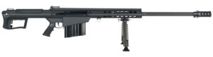 Barrett 18059 M107A1  50 BMG 29" 10+1 Black Cerakote Black Fixed w/Sorbothane Recoil Pad Stock Black Polymer Grip