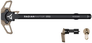 Radian Weapons R0299 Raptor  Charging Handle & 45/90 Talon Safety, FDE, Ambi Controls, Fits Mil-Spec AR-15/M16 Platform