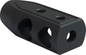 Timber Creek Outdoors 308HBBLC Heart Breaker Muzzle Brake Black Cerakote with 5/8"-24 tpi Threads for 308 Win AR-Platform