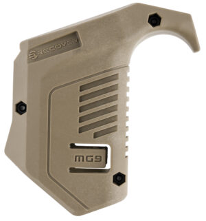 Recover Tactical MG9-02 Angled Mag Pouch Tan Polymer, Picatinny Rail Mount, Compatible w/ Glock
