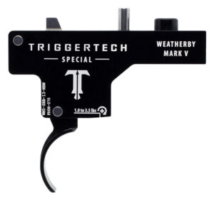 TriggerTech WM5SBB13NBW Special Single-Stage Curved Trigger with 1-3.50 lbs Draw Weight & Black PVD Finish for Weatherby Mark V