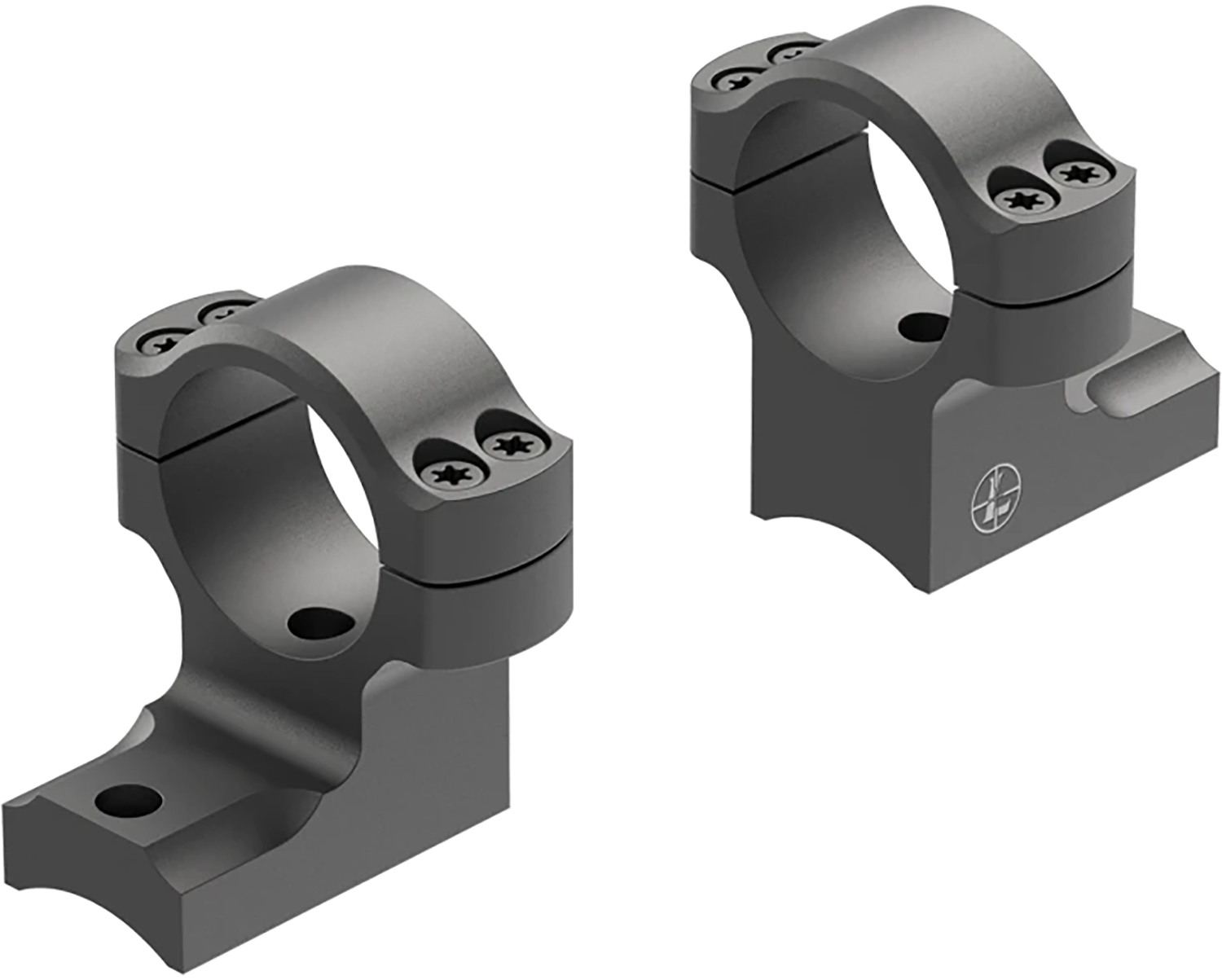 Leupold 181334 BackCountry Ring Mount Matte Black Savage 10/110 Round Receiver