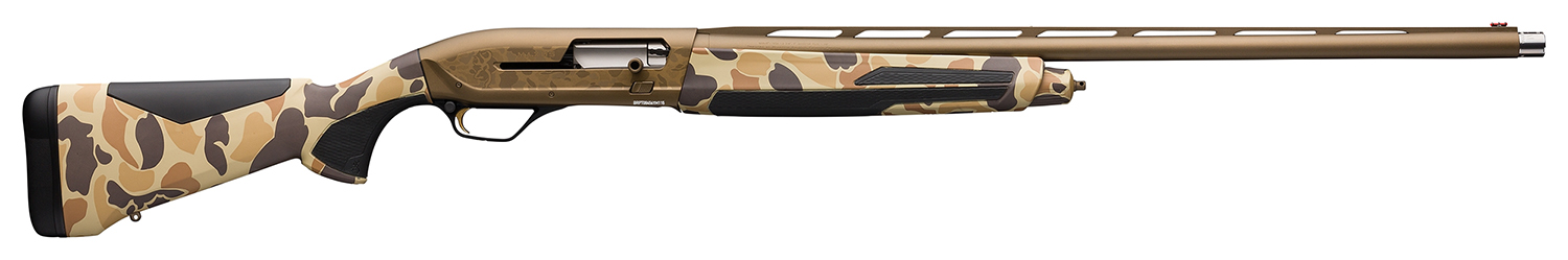 Browning 011739204 Maxus II Wicked Wing 12 Gauge 3.5" 4+1 28" Burnt Bronze Cerakote Barrel, Burnt Bronze Camo Cerakote Receiver, Vintage Tan Camo Stock With SoftFlex Cheek Pad & Overmolded Grip Panels