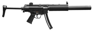 HK 81000469 MP5  Full Size 22 LR 10+1 16.10" Black Steel Barrel. Black Retractable Black Polymer Stock & Grips