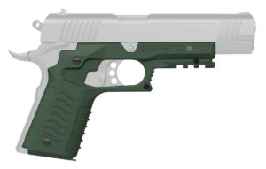 Recover Tactical CC3H03 Grip & Rail System OD Green Polymer Picatinny for Standard Frame 1911