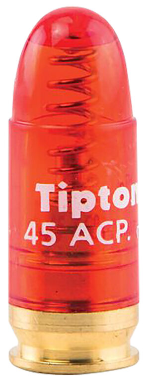 Tipton 146331 Snap Caps Pistol 45ACP Brass/Plastic 5pk