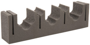 Allen 5658 Firearm & Fishing Rod Magnetic Holder Black Metal/Foam Holds 3 Rifle/Shotgun