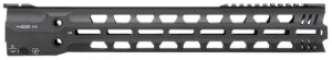 Strike Industries GRIDLOK-416-FD-16 GridLok Full Duty With Quick Detach System 16"L 1.57"D M-LOK Black Aluminum for HK 416, HK MR556, M27 IAR