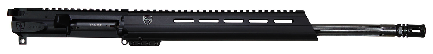 Alexander Arms UST17 Upper Parts Kits 17 HMR 18" Black Cerakote Aluminum Receiver M-LOK Handguard for AR-15 Includes 2 Mags