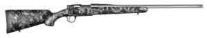 Christensen Arms 8010107200 Mesa FFT 6.5 Creedmoor 4+1 20" Threaded Barrel, Tungsten Gray Cerakote, Black with Gray Webbing Stock