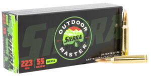 Sierra A937532 Outdoor Master  223Rem 5gr Hollow Point Boat Tail 20 Per Box/10 Case