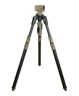 Primos 65900 Trigger Stick Apex Tripod made of Aluminum with Carbon Fiber/Flat Dark Earth Accent Finish, 28"-62" Vertical Adjustment & Rubber Feet