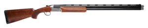 Stevens 18748 555 Sporting 12 Gauge 3" 2rd 30" Vent Rib Barrel, Silver Aluminum Receiver, Turkish Walnut Adjustable Comb Stock
