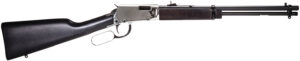 Rossi RL22181WD-NI Rio Bravo  22 LR 15+1 18" Black Polished Alloy Steel Barrel, Nickel Stainless Steel Receiver, Hardwood Fixed Stock, Right Hand