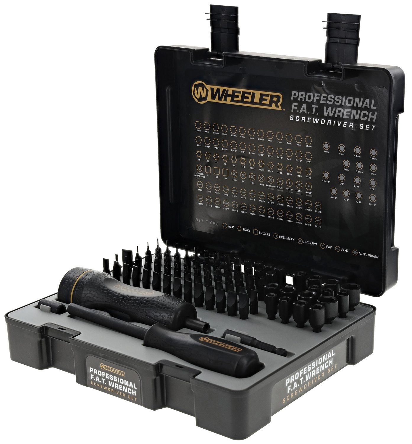 Wheeler 4001004 Pro F.A.T. Screwdriver Set 100 Pieces