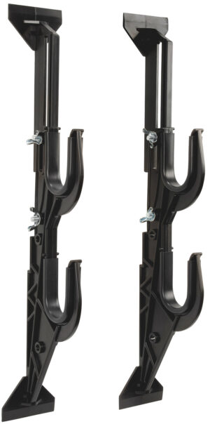 Allen 17450 Gun/Accessory Rack  Black Plastic Holds 2