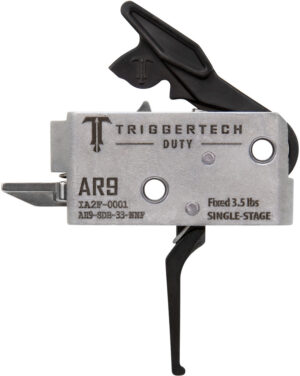 TriggerTech AH9SDB33NNF Duty Flat Trigger Single-Stage 3.50 lbs Draw Weight Fits AR-9