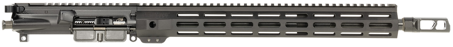 Bushmaster 0040011BLK Bravo Zulu Complete Upper 5.56x45mm NATO 16" CMV Nitride, Black, Flat Top Aluminum Rec, 14" BFI M-LOK Handgaurd, Snake Charmer Muzzle Brake, Mid-Length Gas, Fits AR-15