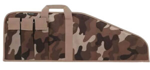 Bulldog BD49938TBC Pit Bull 38" Throwback Camo Floatable Water Resistant Nylon, Tricot Lining, 3 Velcro Exterior Magazine Pouches, Soft Padding