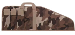 Bulldog BD49943TBC Pit Bull 43" Throwback Camo Floatable Water Resistant Nylon, Tricot Lining, 3 Velcro Exterior Magazine Pouches, Soft Padding