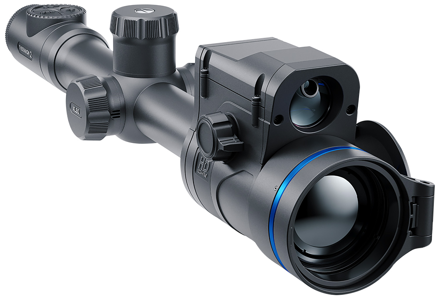 Pulsar PL76557 Thermion 2 LRF XL50 Thermal Rifle Scope Black 1.75-14x 50mm, Multi Reticle, Digital 2x/4x/8x Zoom, 1024x768 Resolution Features Laser Rangefinder