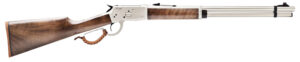 Gforce Arms GFLVR357SS Saddlehorn  Full Size 357 Mag 10+1 20" Stainless Steel Barrel & Aluminum Receiver, Turkish Walnut Fixed Stock