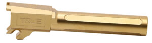 True Precision Inc TPP365XLBXG Sig 9mm Luger 3.70" Fluted Gold TiN Stainless Steel, Fits Sig P365XL/P365X-MACRO