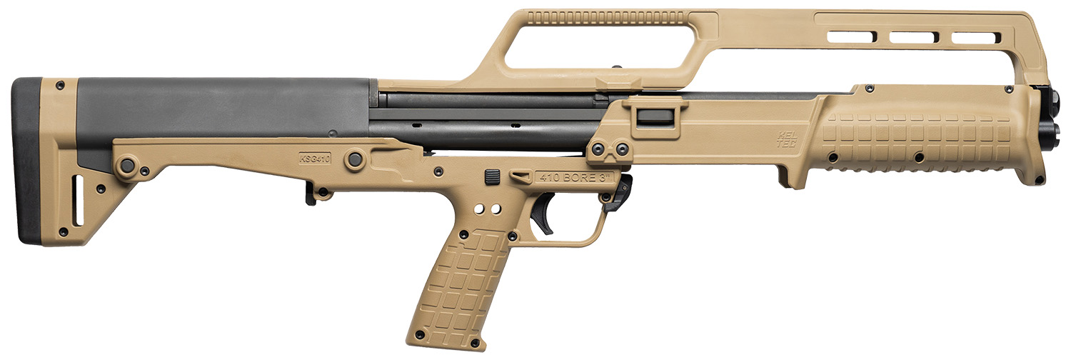 Kel-Tec KSG410TAN KSG410 410 Bore Pump 3" 10+1 18.50" Tan Synthetic Stock