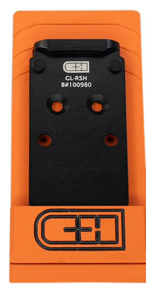 C&h Precision GLRSH V4 MIL/LEO Adapter Black Anodized Trijicon/Holosun Pattern Footprint