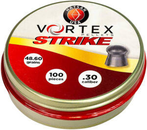 Hatsan USA HA90643 Vortex Strike Pellets 30Cal Lead Domed 100 Pellets