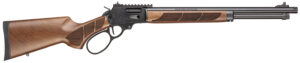 Smith & Wesson 13809 1854  44 Rem Mag 9+1 19.25" Black Armornite Threaded Barrel, Black Armornite Picatinny Rail Stainless Steel Receiver, Fixed Walnut w/Textured Grip Panels Stock, Large Loop