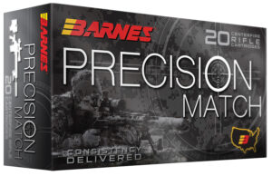 Barnes Bullets 32017 Precision Match  223Rem 55gr Match Burner OTM BT 20 Per Box/10 Case