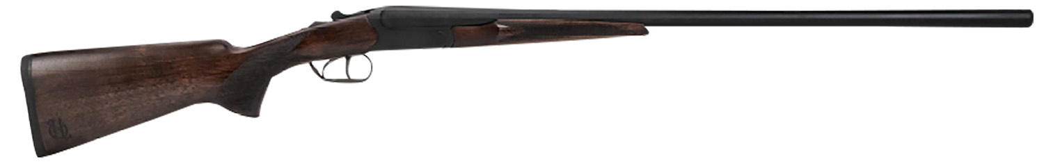 Heritage Mfg BL2028BK Badlander Full Size 20 Gauge Break Open 3" 2rd 28" Black Chrome Side By Side Barrel, Black Chrome Receiver, Fixed Turkish Walnut Stock