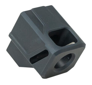 Faxon Firearms FFPACOMPDSMP01 EXOS-514 Compensator for M&P Black Aluminum 1/2"x28 Threads 1.10" OAL 9mm