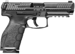 HK 81001057 VP9A1 K Compact 9mm Luger 15+1 4.09" Black Steel Barrel, Black Steel Optic Ready/Serrated Slide, Black Polymer Frame w/Picatinny Rail, Interchangeable Backstrap Grip, Ambidextrous