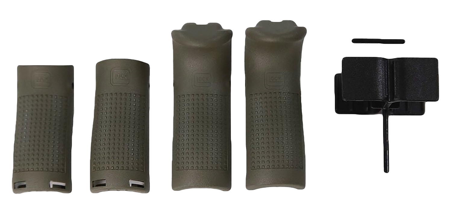 Glock 39844 Backstrap/Beavertail Set Battlefield Green Polymer